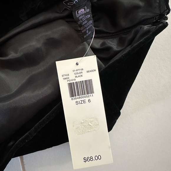 Context Velvet Black Skirt - Size 6 - NEW‎ With Tags. - Picture 11 of 11